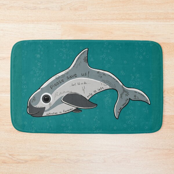 Item preview, Graffitied Vaquita designed and sold by Soozie Wray.