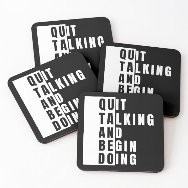 Item preview, The Way To Get Started Is To Quit Talking And Begin Doing designed and sold by Johan Liebert.
