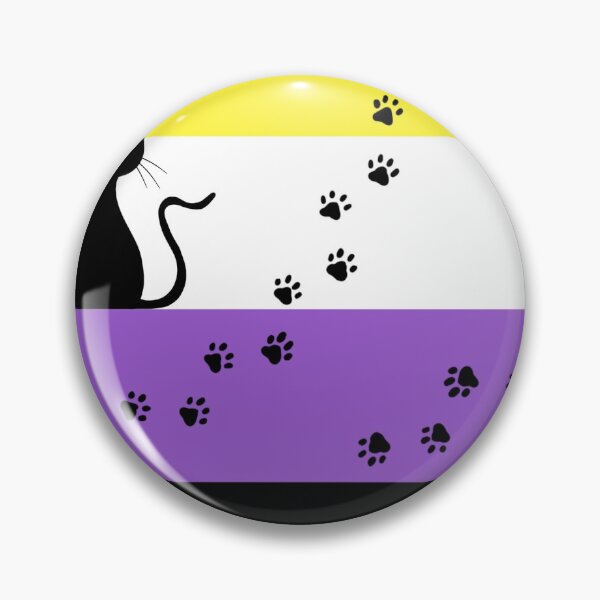 Item preview, nonbinary cat flag designed and sold by ThisisErosion.