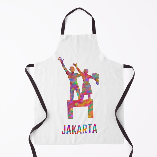 Item preview, Watercolor Selamat Datang Monument Jakarta designed and sold by suwarnaadi.