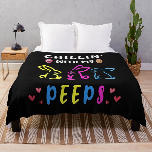 Artikelvorschau,  Chillin mit meinen Peeps, Oster-Rundhals-Shirt-Geschenk, Hangin 'mit meinem Peeps-T-Shirt, Hasen-Shirt-T-Shirt, Osterhasen-T-Shirt, Oster-Outfit, Unisex-Shirt-Geschenk für Sie entworfen und verkauft von Trendy Shirt.