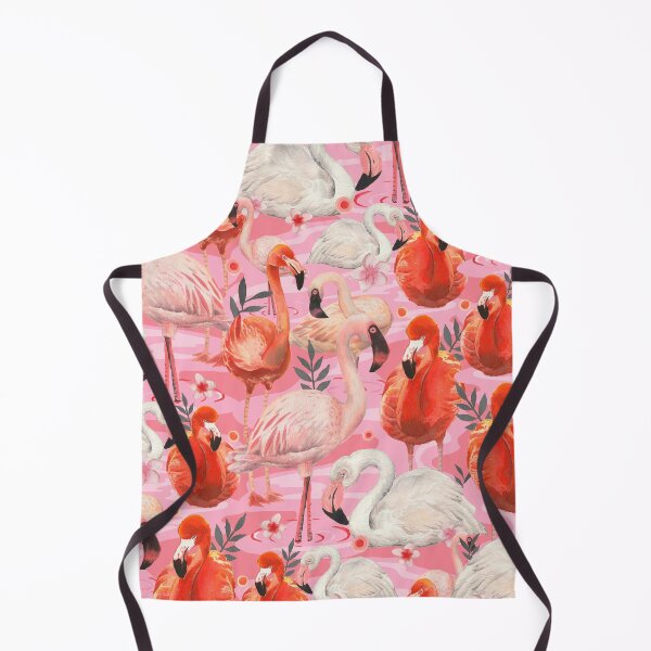 Item preview, watercolor flamingos paradise - pink mix designed and sold by janeferwong.