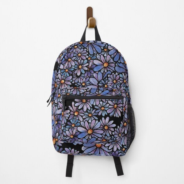 Artikelvorschau, Purple Daisy Flora Wildflowers entworfen und verkauft von FrictionMaxxing.