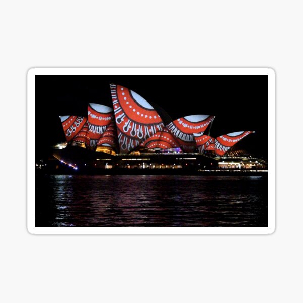 The Sydney Opera House 2016 - Vivid Festival Sticker