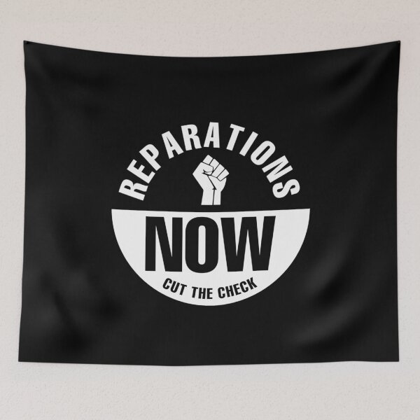 Item preview, Reparations Now Cut The Check designed and sold by DIRTYDUNNZ.