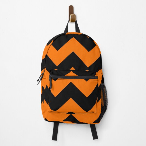 Item preview, Large black and orange chevron designed and sold by Feeling Artsy.