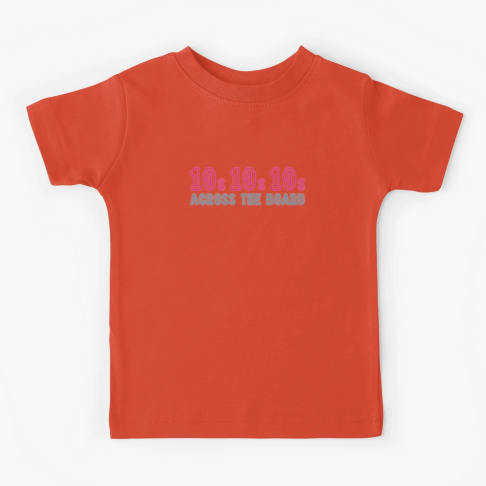 10s across the board Kids T-Shirt for Sale by lazarusheart