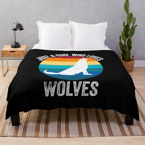 Item preview, Just A Girl Who Loves wolves,wil  designed and sold by Style2Vie.