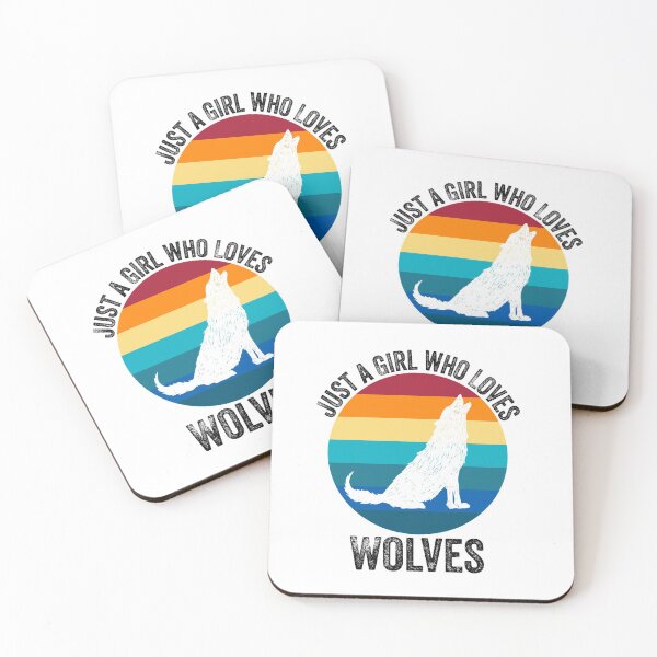 Item preview,  Just A Girl Who Loves wolves,wil  designed and sold by Style2Vie.