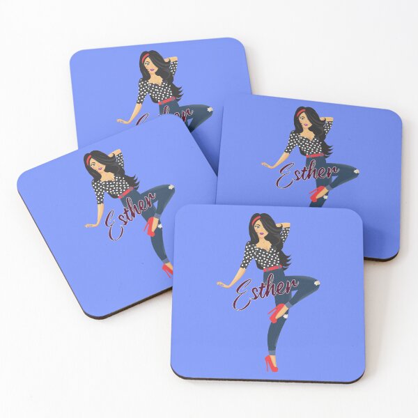 Item preview, Esther Girl Sassy Blue designed and sold by Dream Big! by E. H..