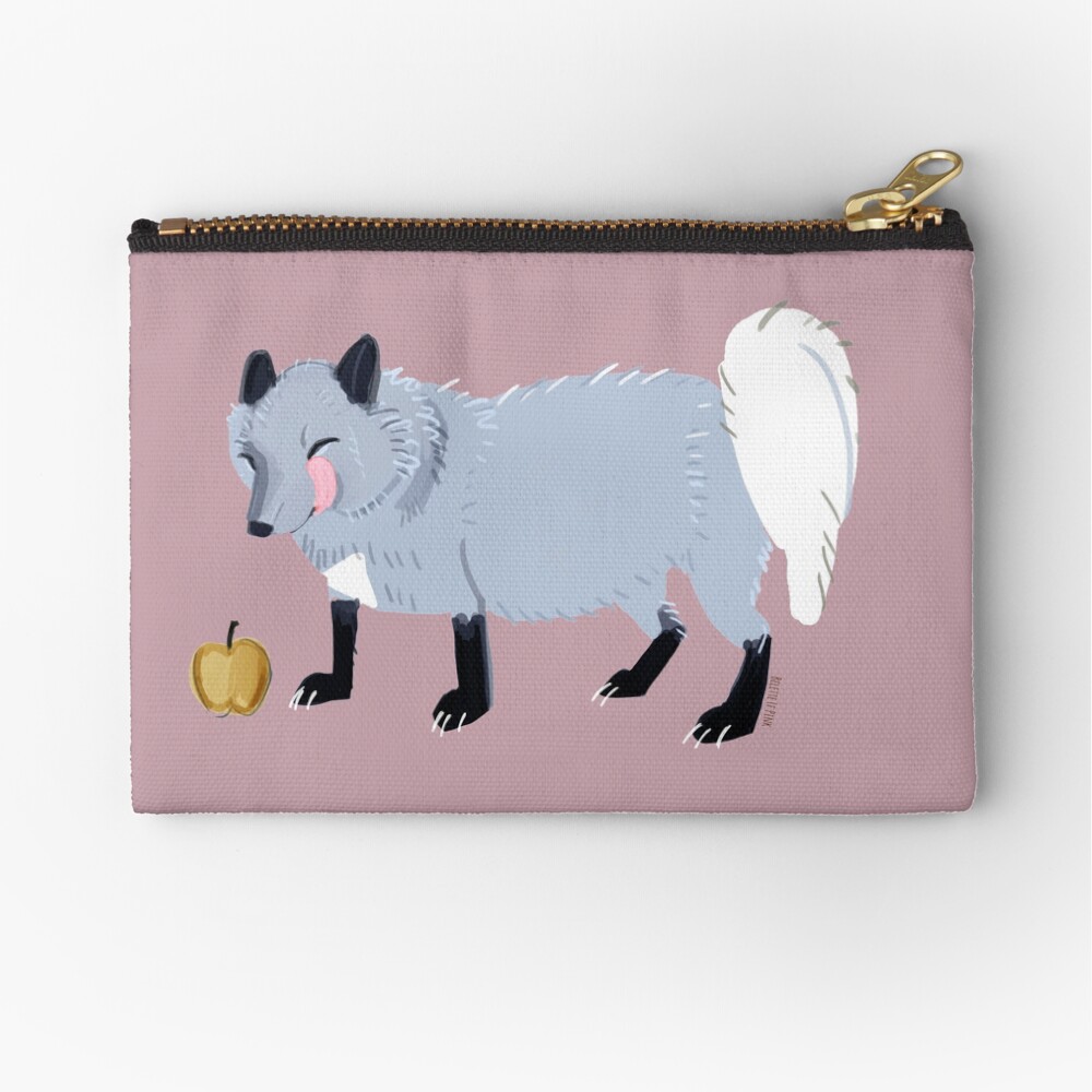 Arctic Fox #3 Zipper Pouch