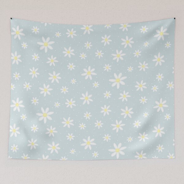 Item preview, Cute Spring Daisy Flower Pattern Digital Illustration designed and sold by AlmightyClaire.