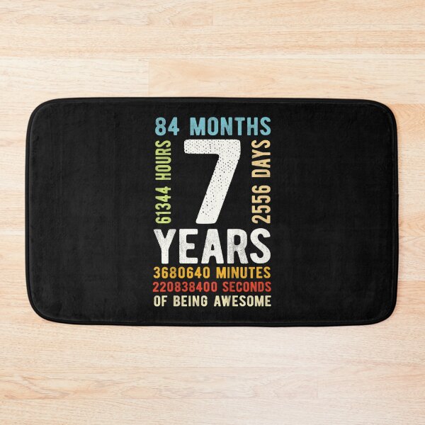 Item preview, Kids 7Th Birthday 7 Years Old Vintage Retro 84 Months designed and sold by Kandurip5419.