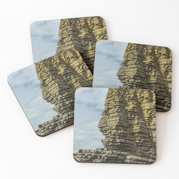 Item preview, The Sphinx Face cliff at Nash Point Beach Glamorgan Heritage Coast designed and sold by Cameranick.