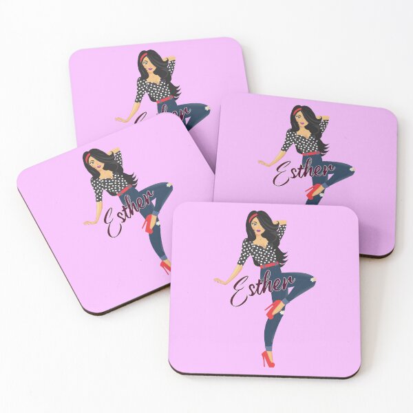 Item preview, Esther Girl Sassy Pink designed and sold by Dream Big! by E. H..