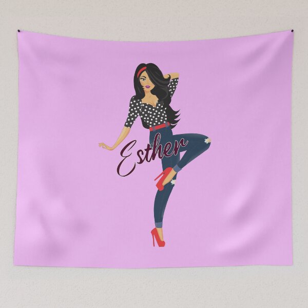 Item preview, Esther Girl Sassy Pink designed and sold by Dream Big! by E. H..