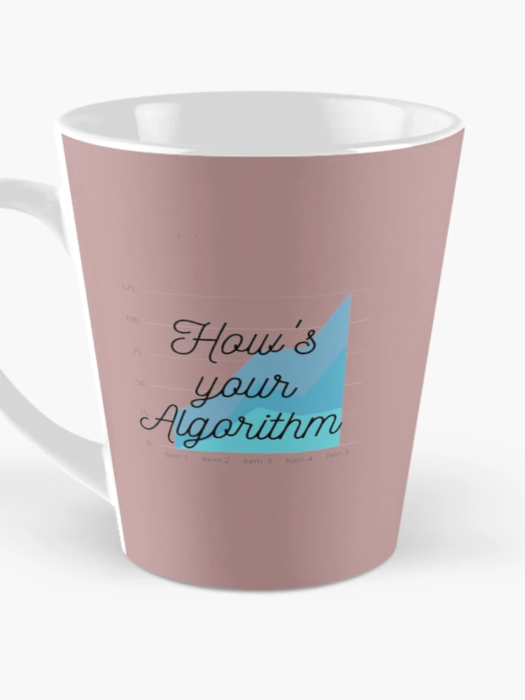 Thumbnail 3 of 4, Coffee Mug, Algorithm! designed and sold by Byoudesigns.