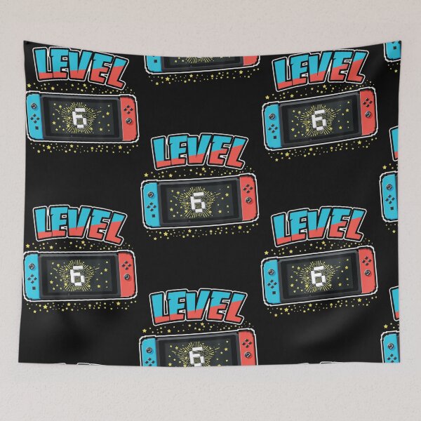 Item preview, Level 6 Birthday Boy 6 Years Old Video Games designed and sold by Kandurip5419.