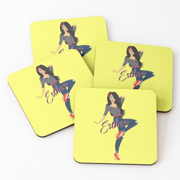 Item preview, Esther Girl Sassy Yellow designed and sold by Dream Big! by E. H..