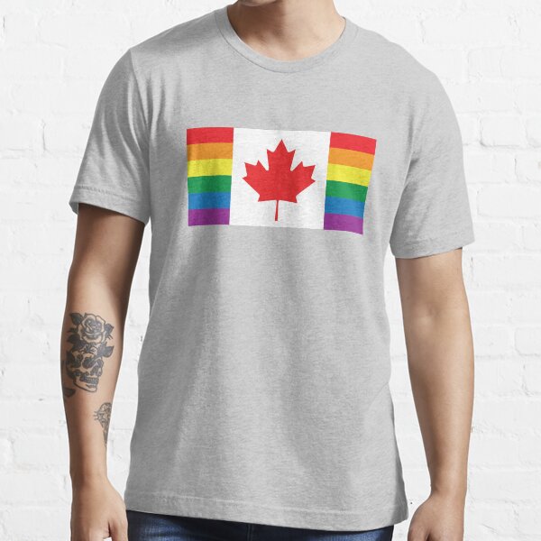 "Canada [Rainbow flags]" Tshirt for Sale by lazarusheart Redbubble canada tshirts