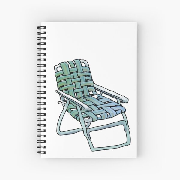 Retro Lawn Chair Spiral Notebook