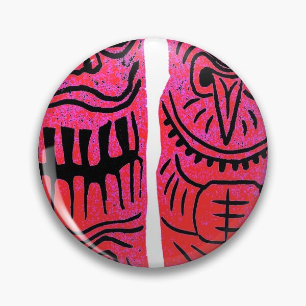 Item preview, Tiki Tumblers No. 2 - original linocut design and print designed and sold by PixelPalmer.