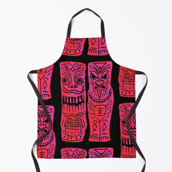 Item preview, Tiki Tumblers No. 2 - original linocut design and print designed and sold by PixelPalmer.