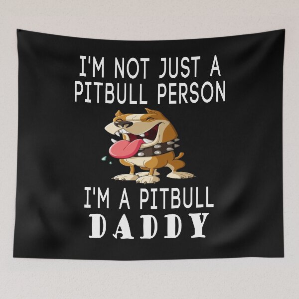 Item preview, I'm Not Just A Pitbull Person I'm A Pitbull Daddy Father Day designed and sold by Sarah38.