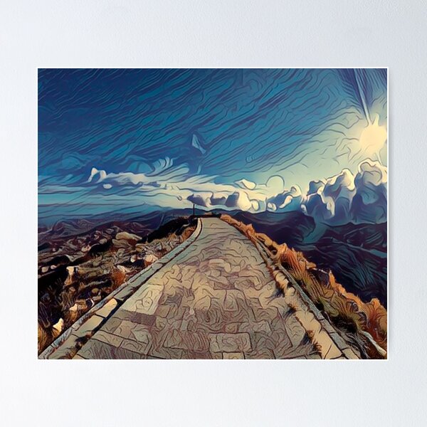 Item preview, The road in the clouds. The way to the sky. designed and sold by Iuliia Nerd.
