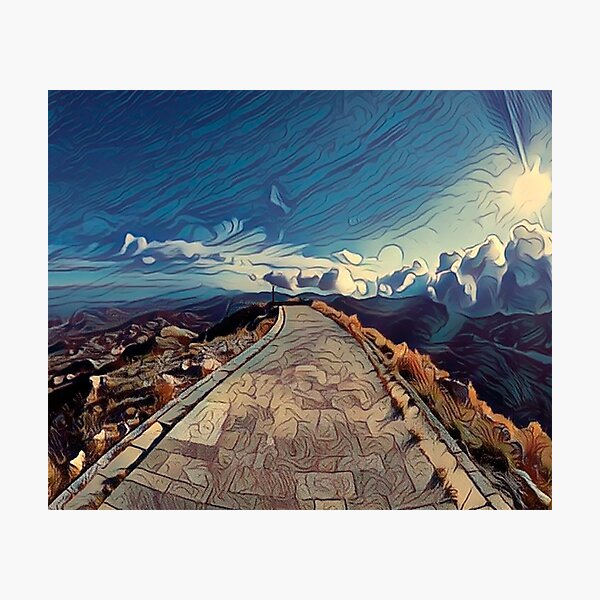 Item preview, The road in the clouds. The way to the sky. designed and sold by Iuliia Nerd.