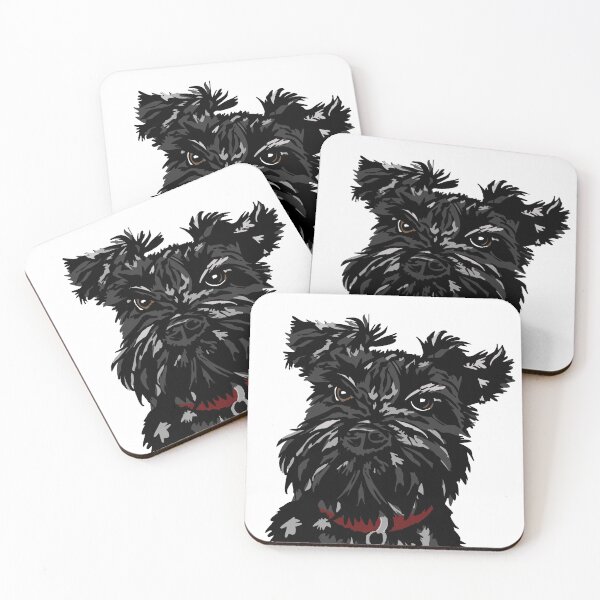 Item preview, Dennis the black Miniature Schnauzer dog designed and sold by NattyDesigns.