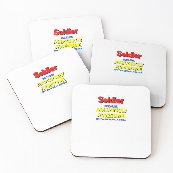 Item preview, Soldier Because Amazing Awesome Isn't an Official Job Title designed and sold by 30-Merch.
