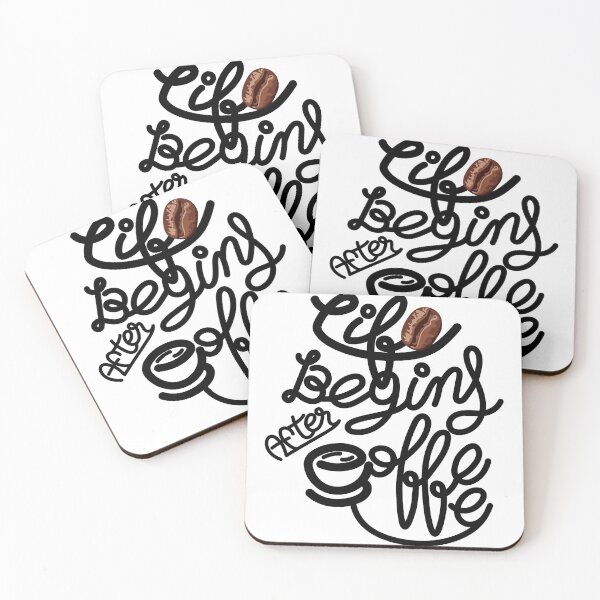 Item preview, Life begins after coffee. designed and sold by hadkhanong.