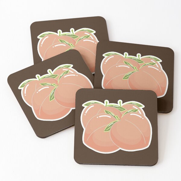 Item preview, Peach pattern in a brown background designed and sold by StarDust127.