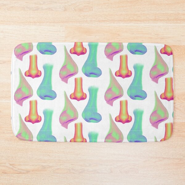 Item preview, Colourful noses repeated pattern designed and sold by Louisa Powell.