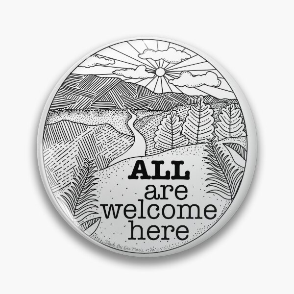 Item preview, All are welcome designed and sold by madebydeemarie.