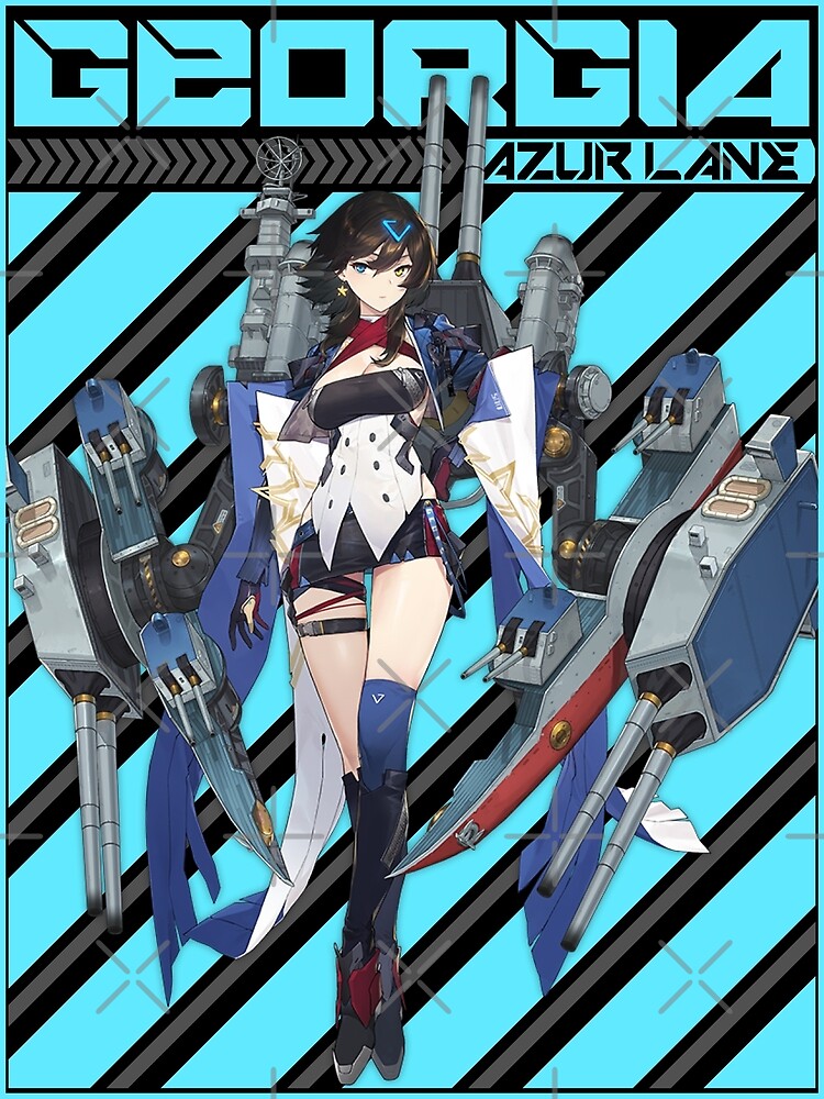 Azur Lane Georgia Poster For Sale By Votrevpx Redbubble