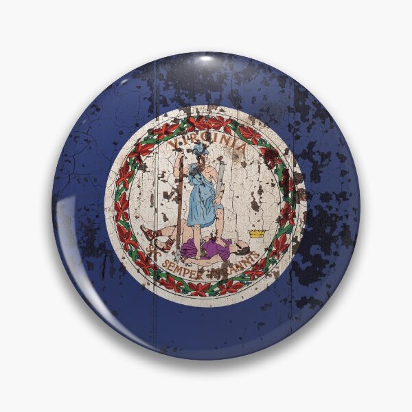 Item preview, Virginia Flag Rustic designed and sold by TRowanDesign.