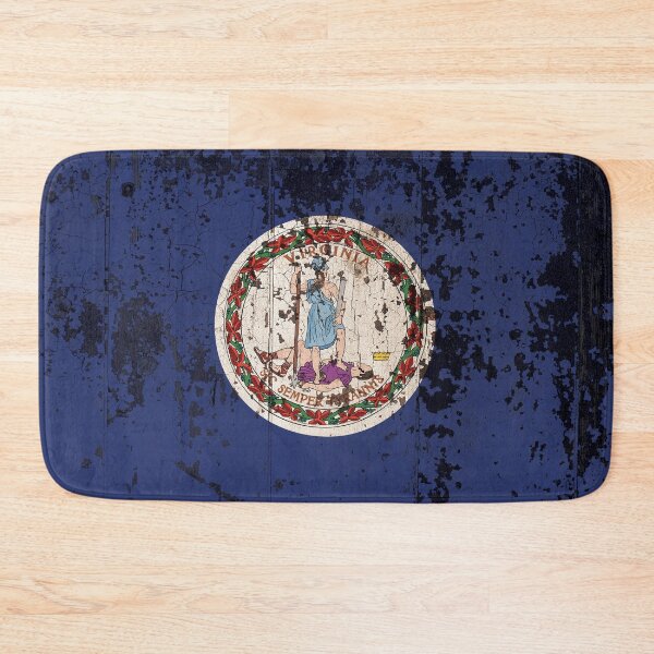 Item preview, Virginia Flag Rustic designed and sold by TRowanDesign.