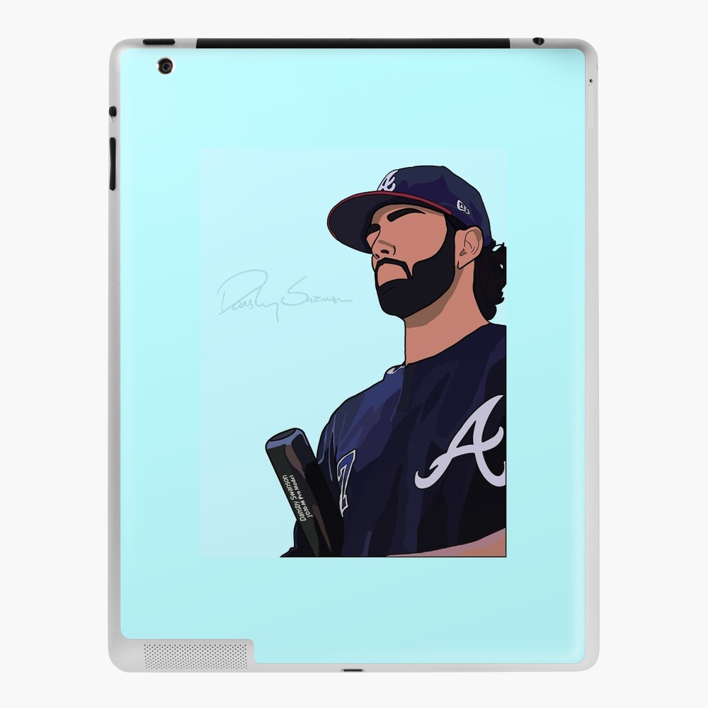 dansby swanson jersey number iPad Case & Skin for Sale by madisonsummey