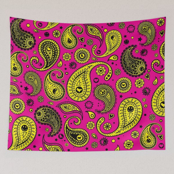 Item preview, "Acid Paisley Bubble" Strawberry designed and sold by metrodesignuk.