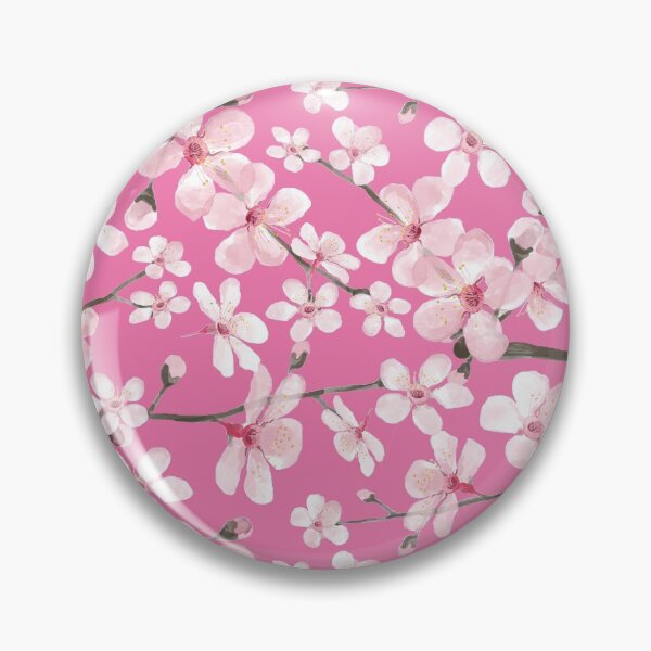 Artikelvorschau, Rosa Kirschblüte Aquarell Blumen entworfen und verkauft von MagentaRose.