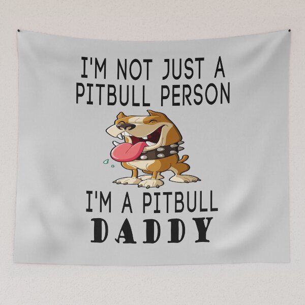 Item preview, I'm Not Just A Pitbull Person I'm A Pitbull Daddy Father Day designed and sold by Sarah38.
