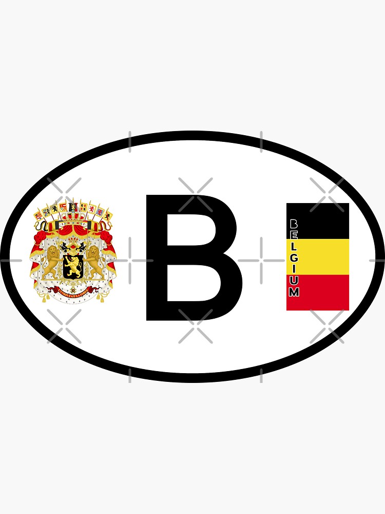 belgium-country-code-vehicle-registration-sticker-by-hakvs-redbubble