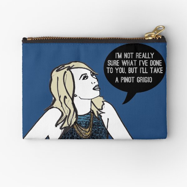 Pinot Grigio Zipper Pouch