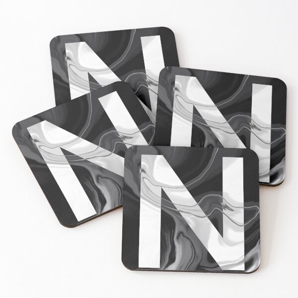 Item preview, “N” alphabet, marble abstract designed and sold by PAINTORS.