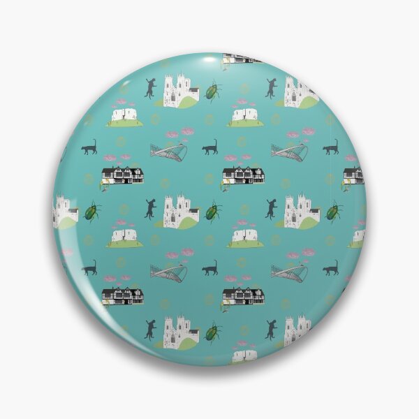 Item preview, York, a pattern featuring architecture and little details of the city designed and sold by Naty Design Prague.