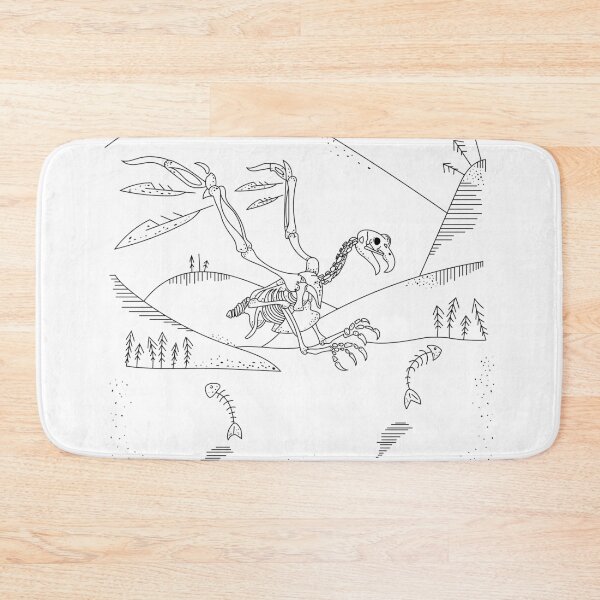 Item preview, Eagle skeleton over the lifeless desert designed and sold by Ranedel.