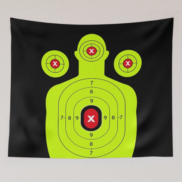 Item preview, SHOOTING TARGET - RAW YELLOW designed and sold by ammo-shop.