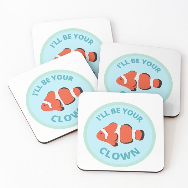 Item preview, I Will Be Your Clown Fish Cute and Funny Pun designed and sold by ToastyBopShop.